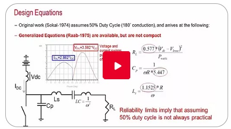Lesson 4 : Class E Power Amplifiers